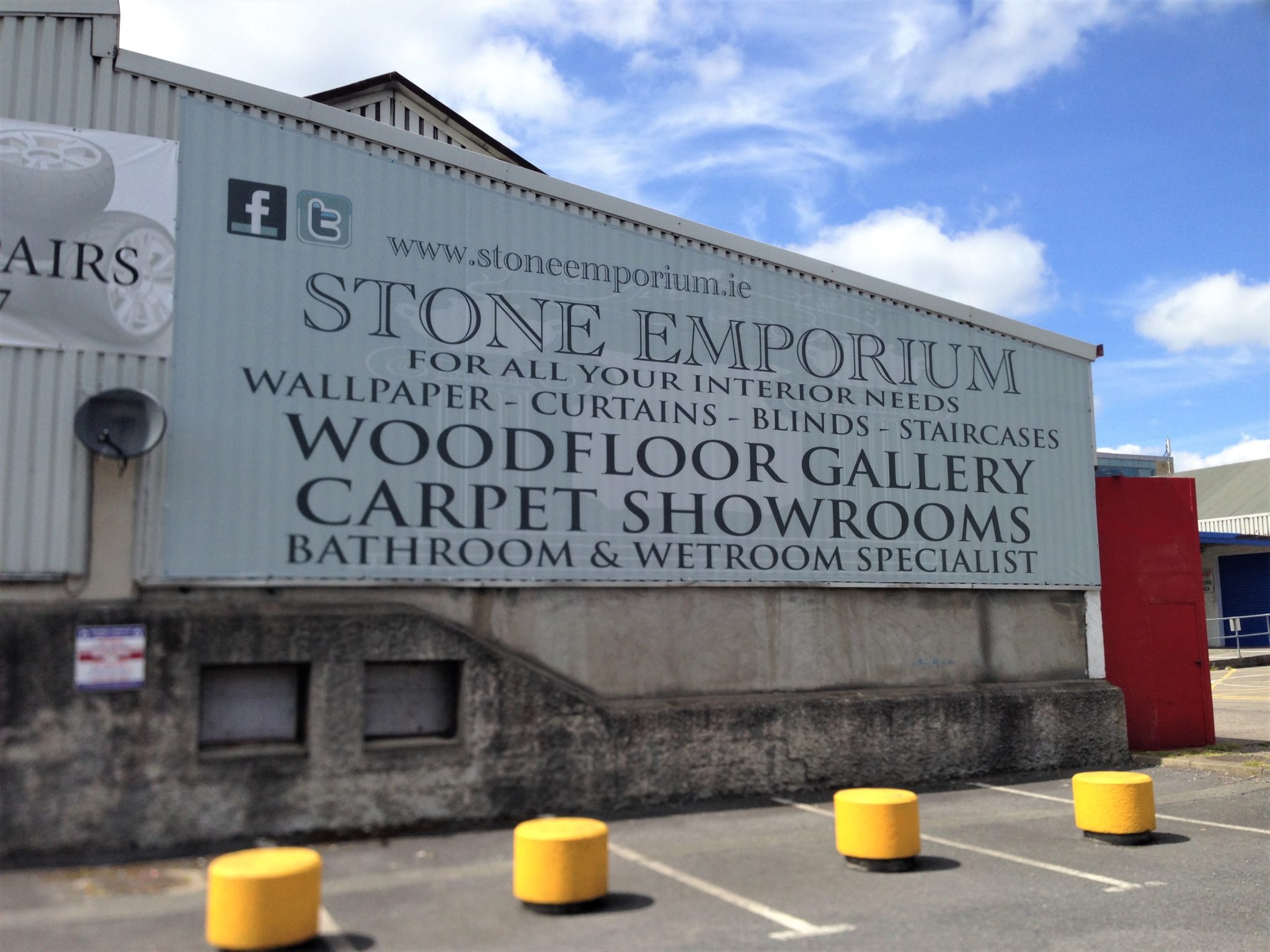 Stone Emporium Large Custom Shape Banner