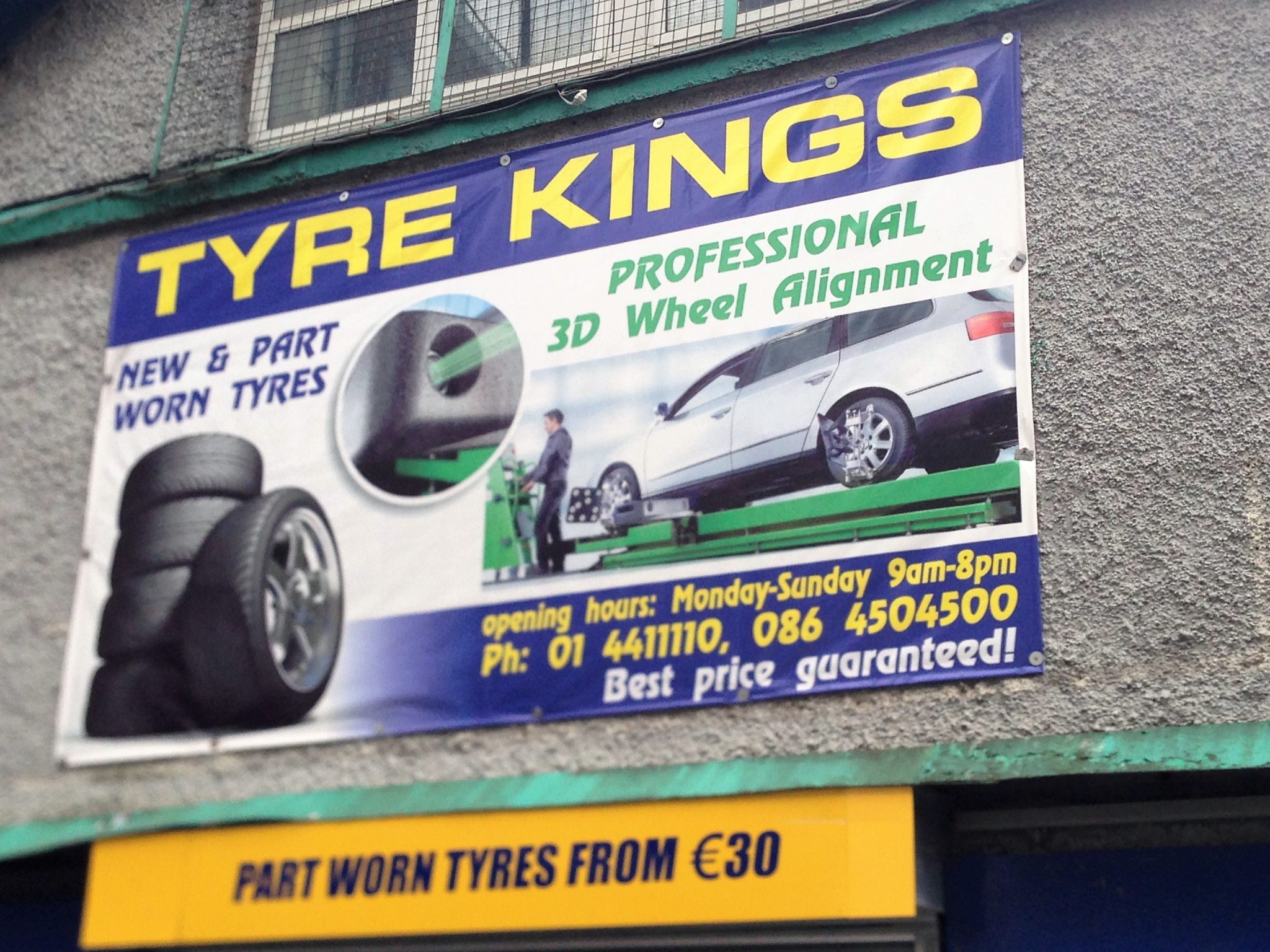 Tyre Kings 3d Wheel Alignment PVS Banner