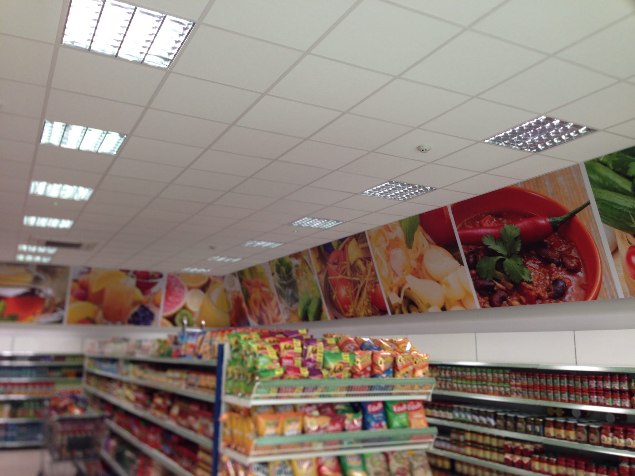 Food Store Stretch PVC Banner