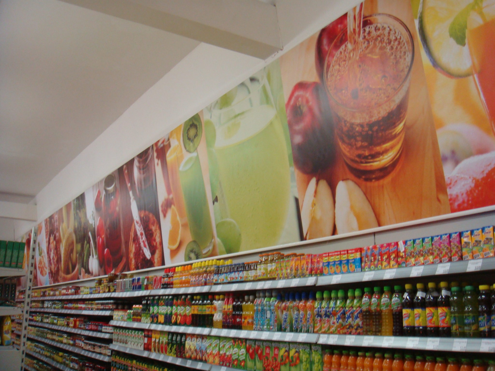 Food Store Stretch PVC Banner